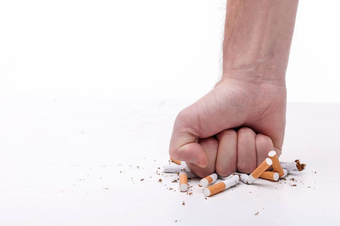 Odmowa papierosów za pomocą sprayu Nicode